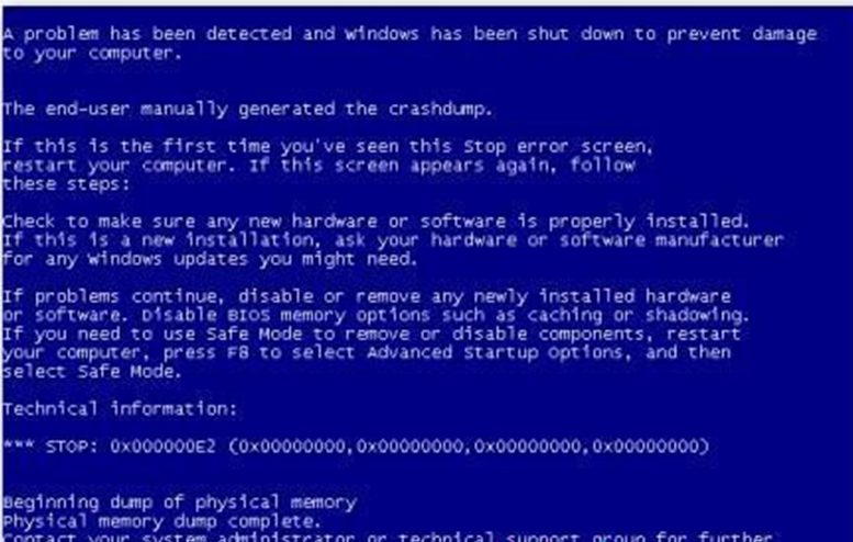 解析Windows7旗舰版系统蓝屏死机(BSOD)