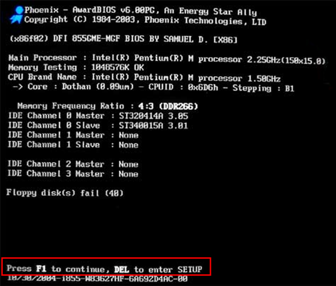 Win7开机自检出现Floopy disk fail错误怎么解决