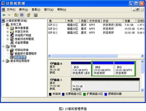 移动硬盘分区方法