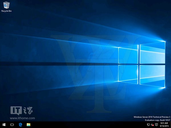 Windows Server 2016技术预览第三版10537截图曝光