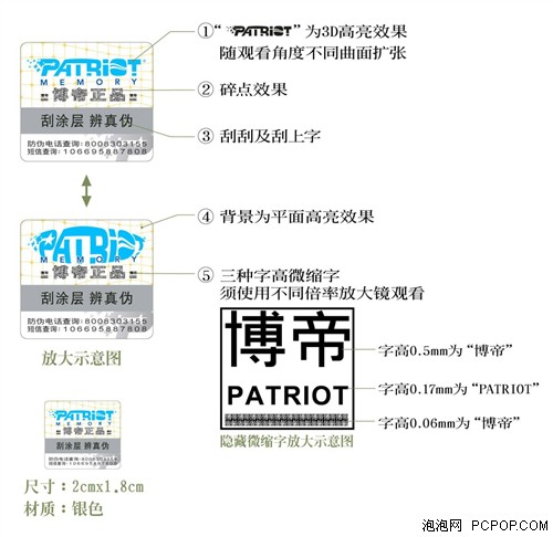 博帝换防伪新标识  专业和保护更全面 