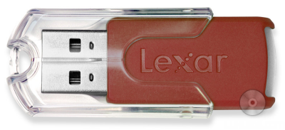 红色萤火虫 Lexar推出16GB JumpDrive