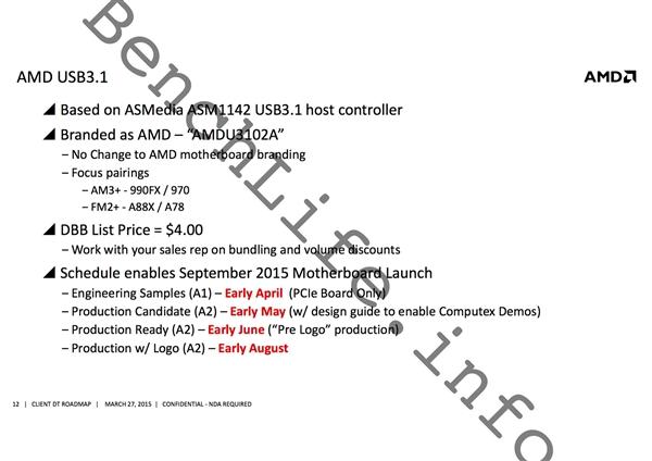 AMD USB 3.1主板揭秘:直接用祥硕方案 