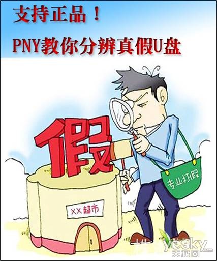 支持正品！PNY教你分辨真假U盘