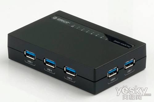 极速USB3.0 ORICO 7口集线器H7988-U3上市