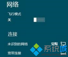 Win8.1系统右下角网络图标显示“未识别的网络”