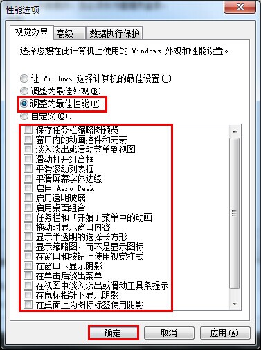 win7系统关闭个性化视觉特效方法